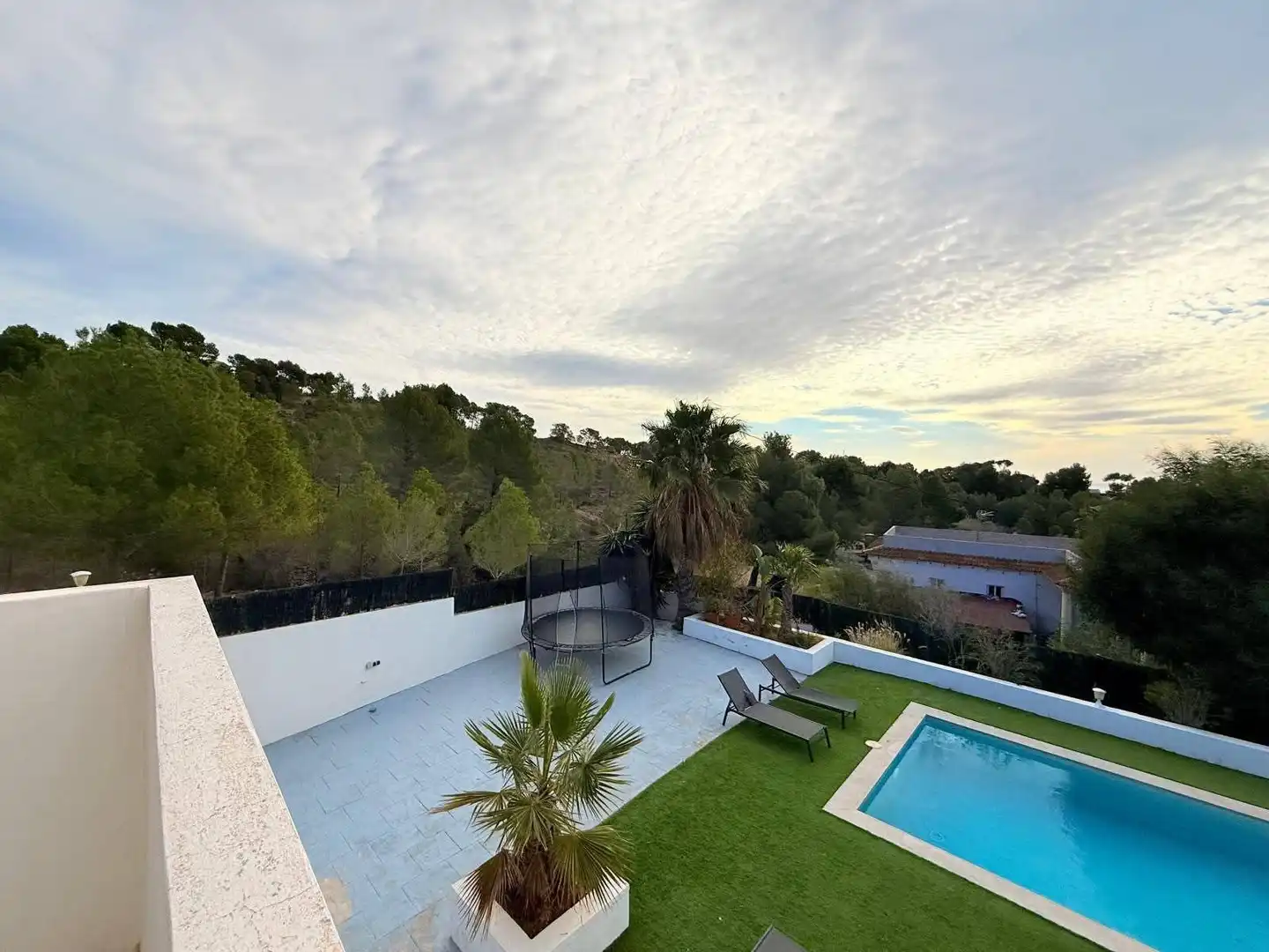 Terrassa de Casa o xalet en venda en Altea amb Aire condicionat, Jardí privat i Terrassa