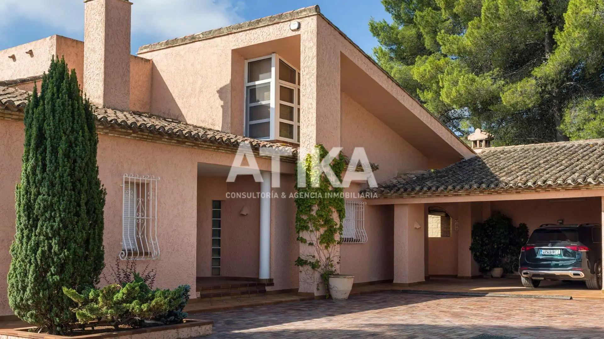 Vista exterior de Casa o chalet en venta en Ontinyent con Calefacción, Terraza y Piscina