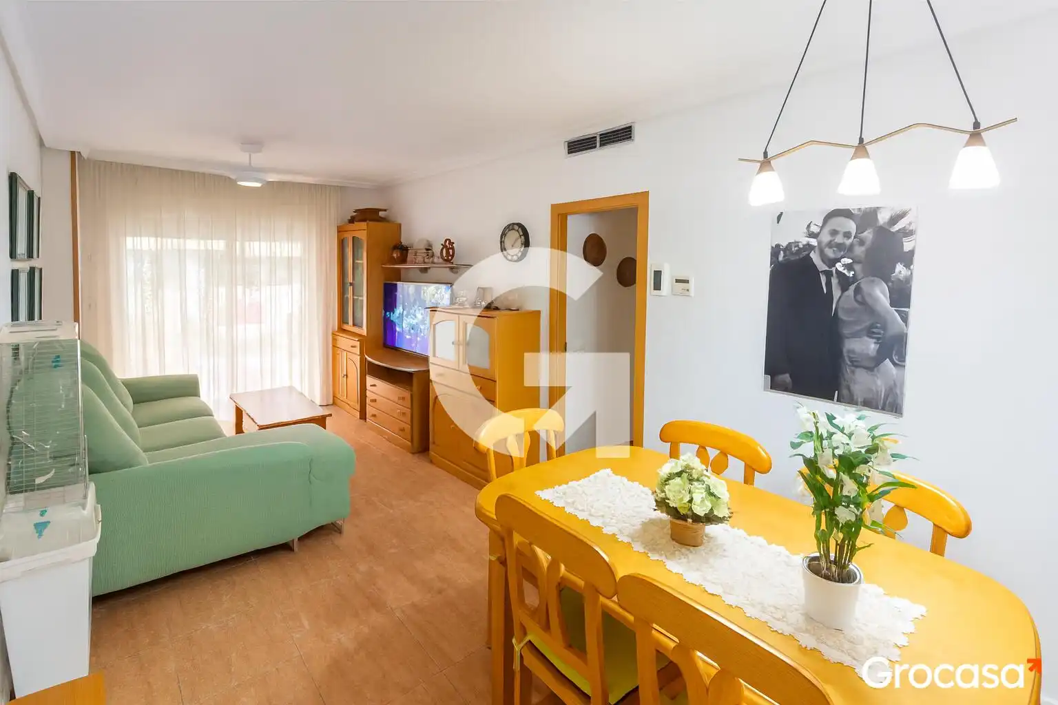 Sala de estar de Planta baja en venta en Calafell con Calefacción, Terraza y Trastero