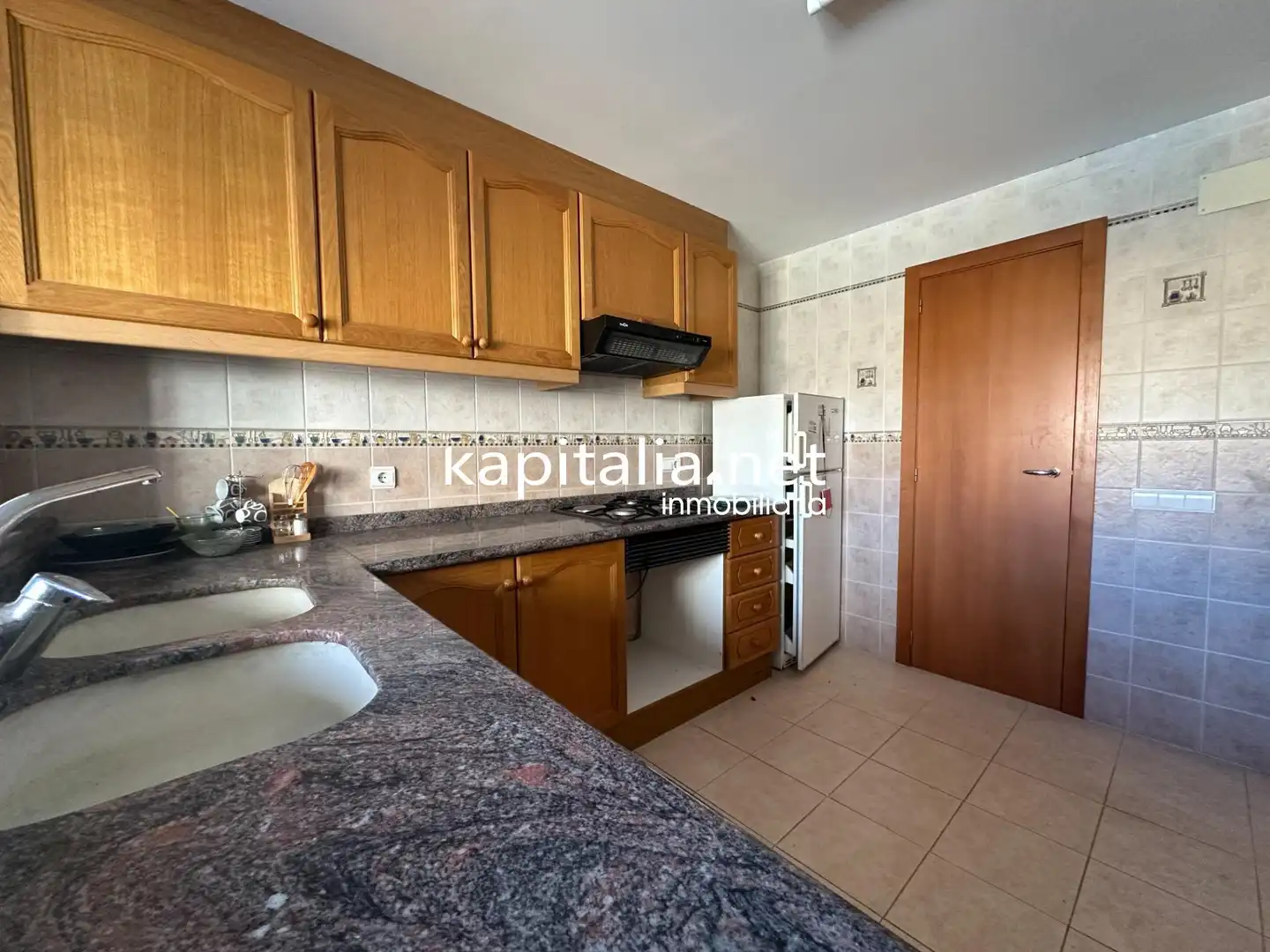 Küche von Wohnung zum Verkauf in Aielo de Malferit mit Abstellraum, Möbliert und Balkon