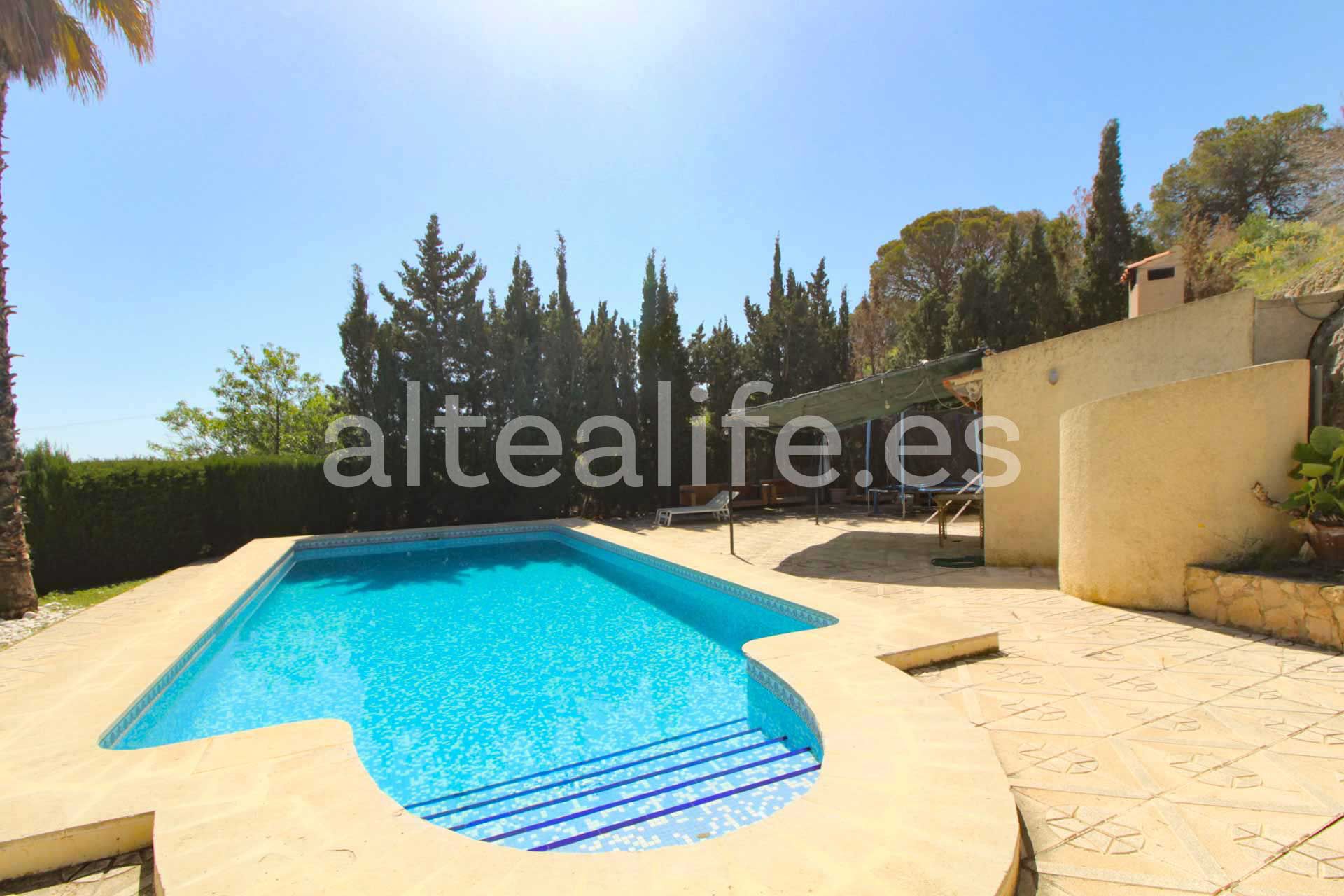Jardí de Finca rústica en venda en Altea amb Aire condicionat, Jardí privat i Terrassa