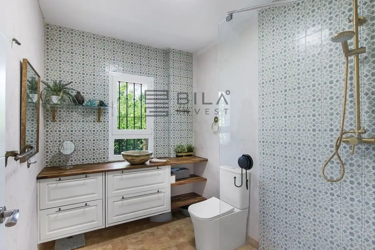 Baño de Casa o chalet en venta en Mijas con Aire acondicionado, Terraza y Trastero