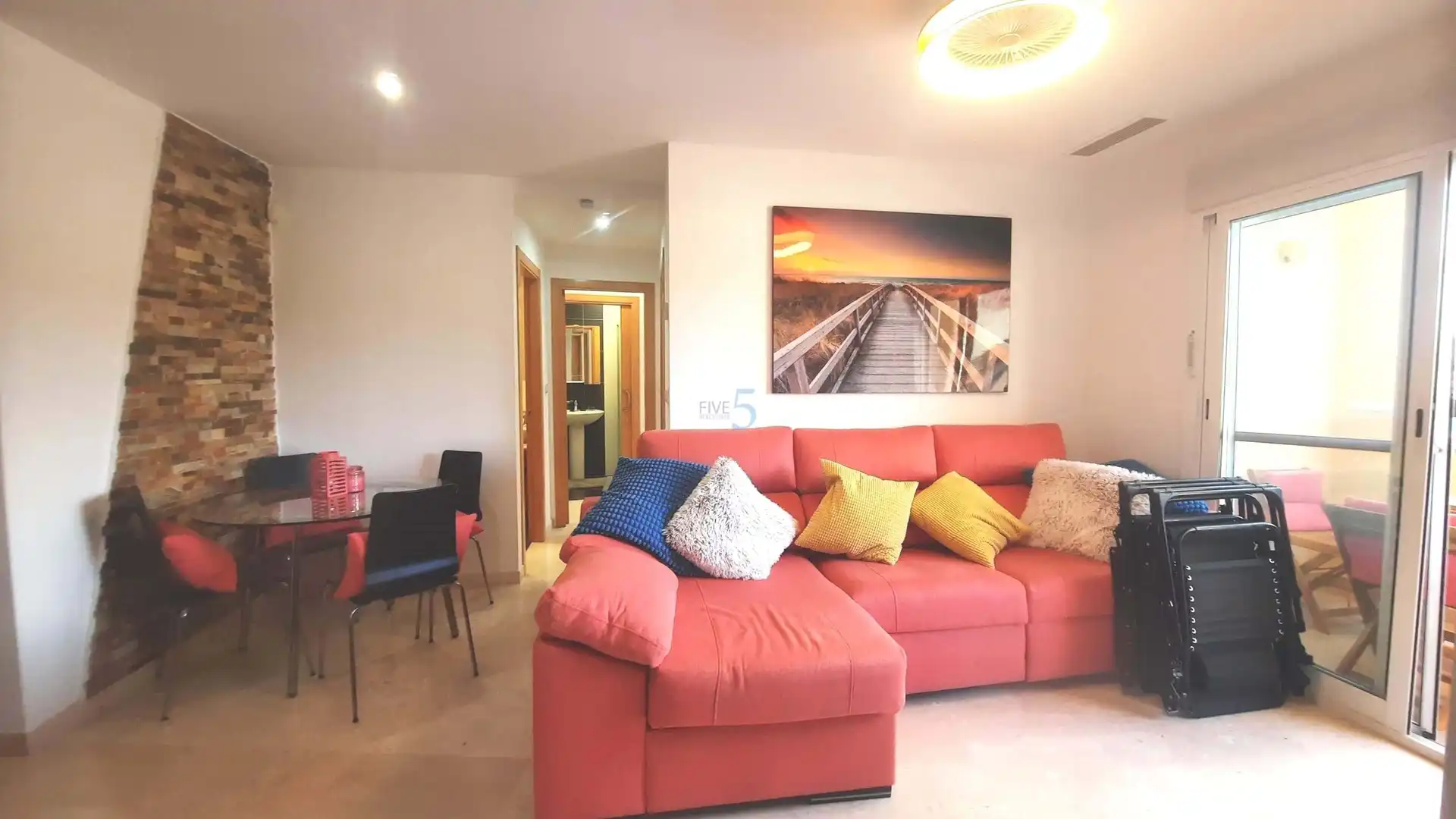 Living room of Flat for sale in Murcia  with Air Conditioner, Heating and Terrace
