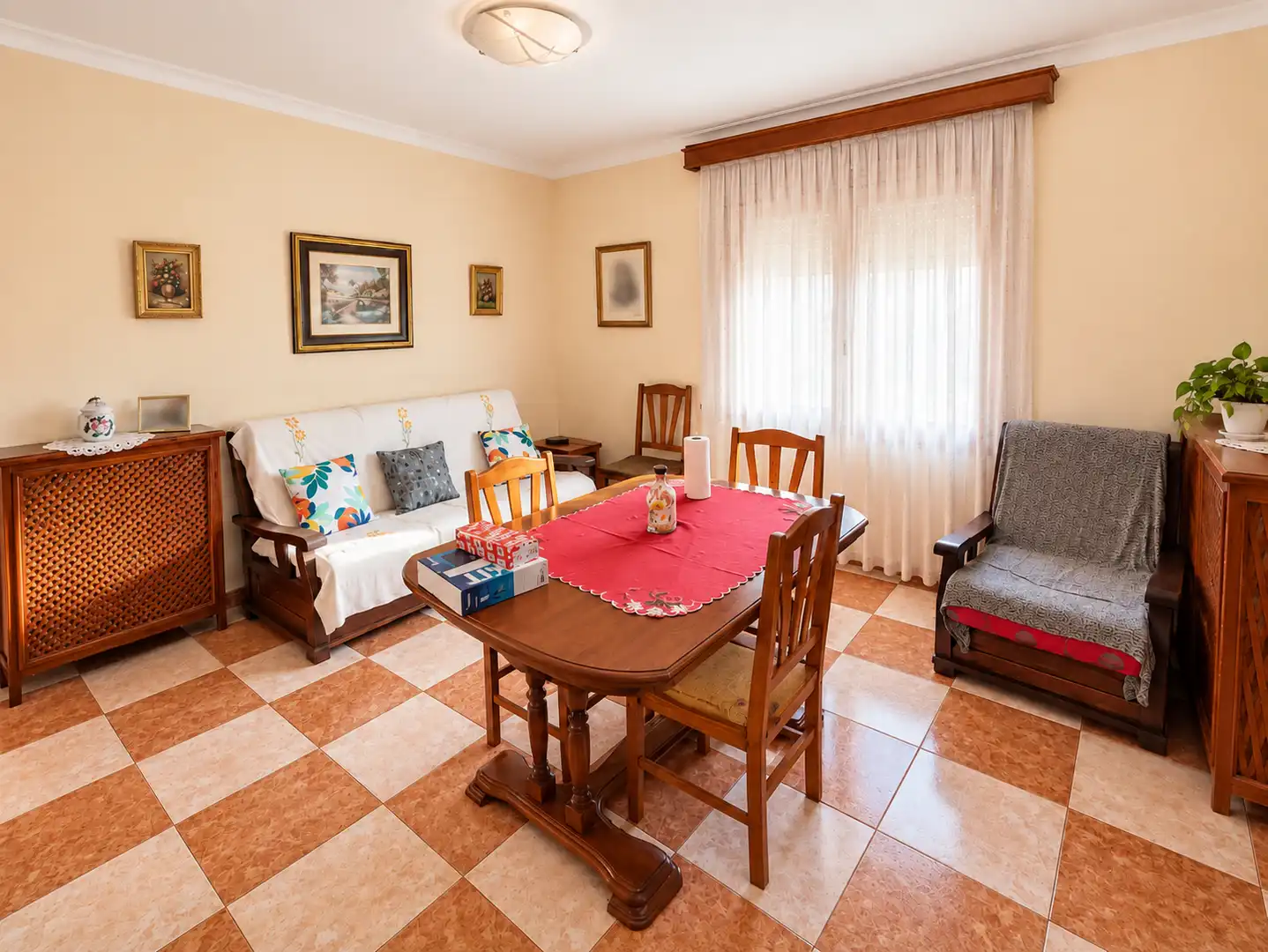 Sala d'estar de Pis en venda en Manlleu amb Calefacció i Terrassa