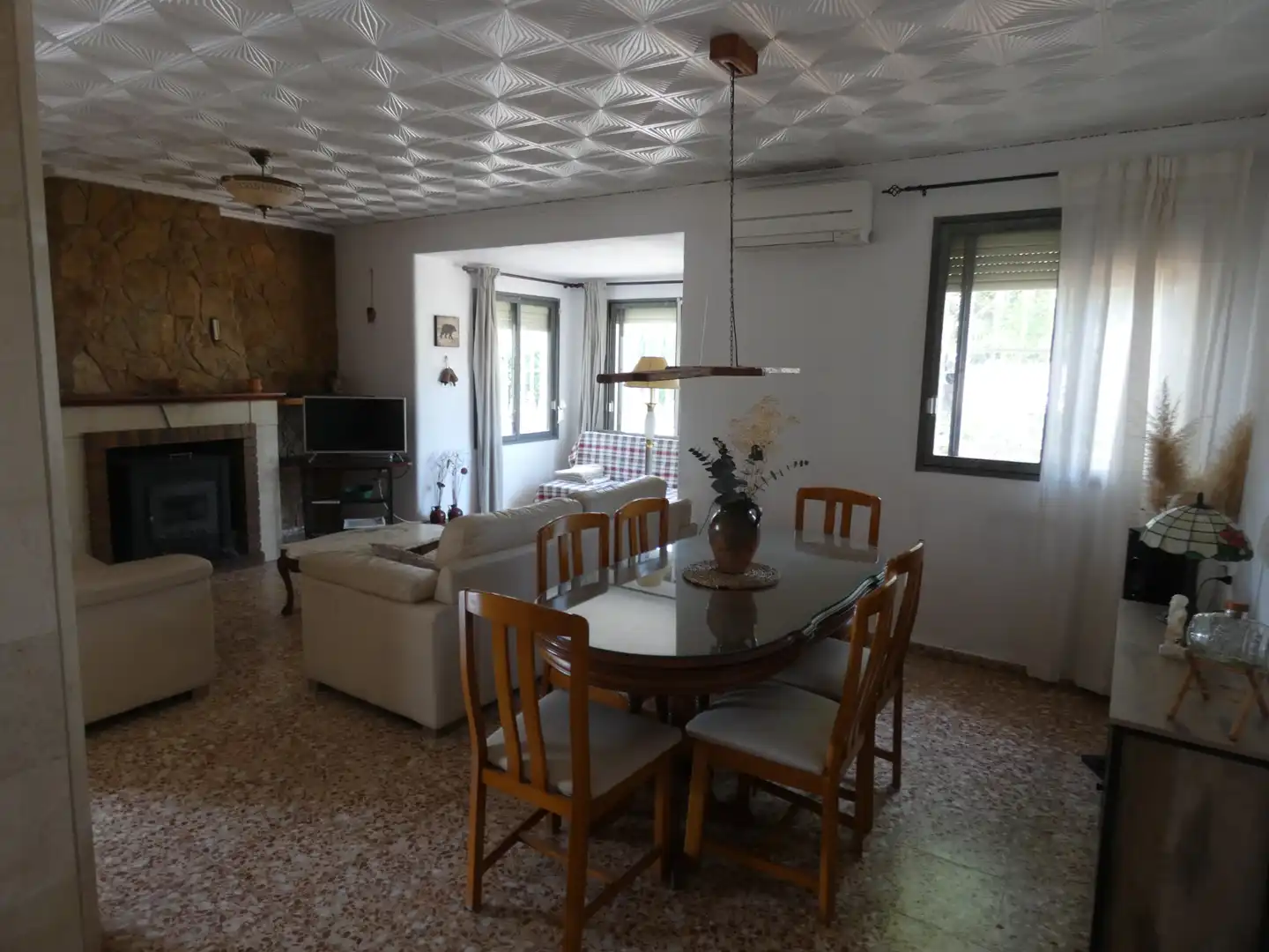 Sala de estar de Casa o chalet en venta en Godelleta con Aire acondicionado, Jardín privado y Terraza