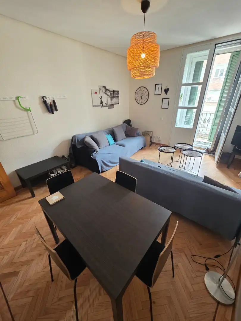 Wohnzimmer von Wohnung zum Verkauf in Madrid mit Klimaanlage, Heizung und Parkett