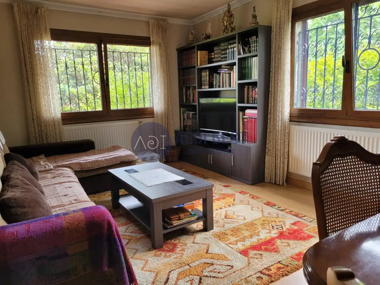 Living room of Houses for sale in Nigrán  with Heating, Private garden and Terrace