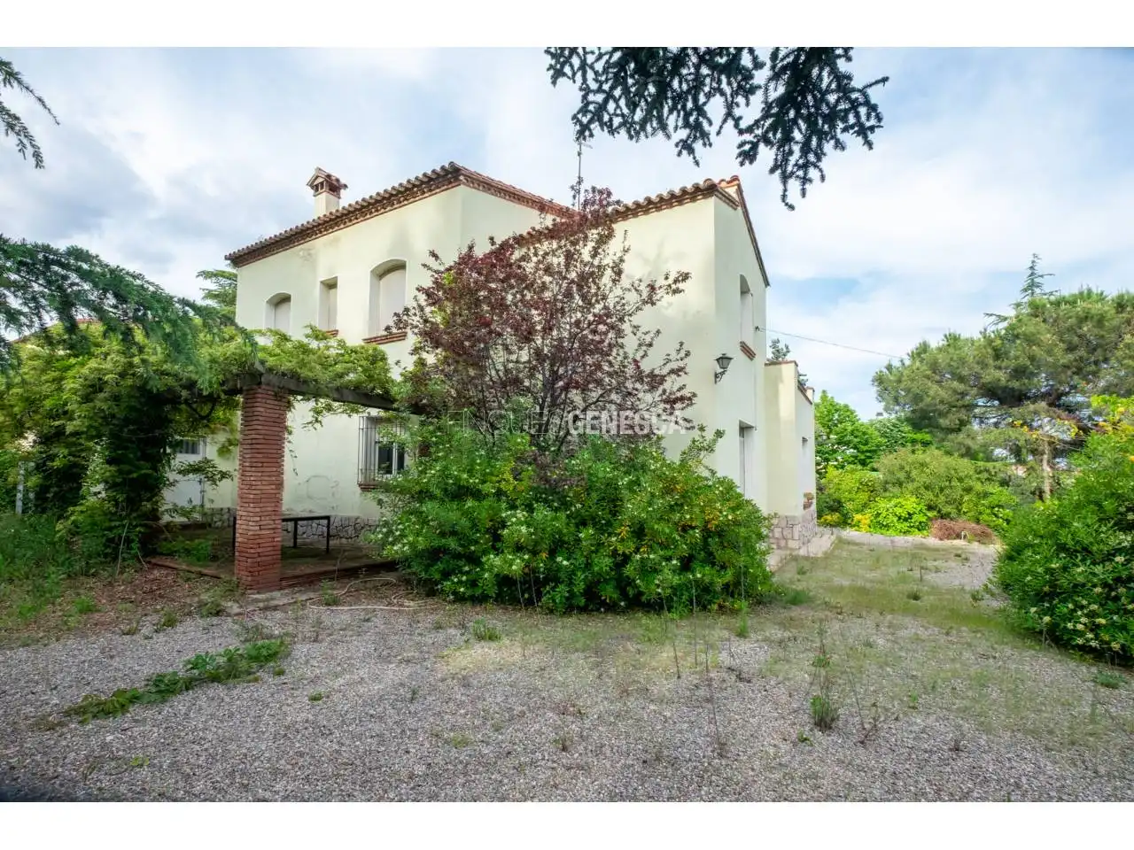 Vista exterior de Casa o xalet en venda en Matadepera amb Jardí privat i Terrassa