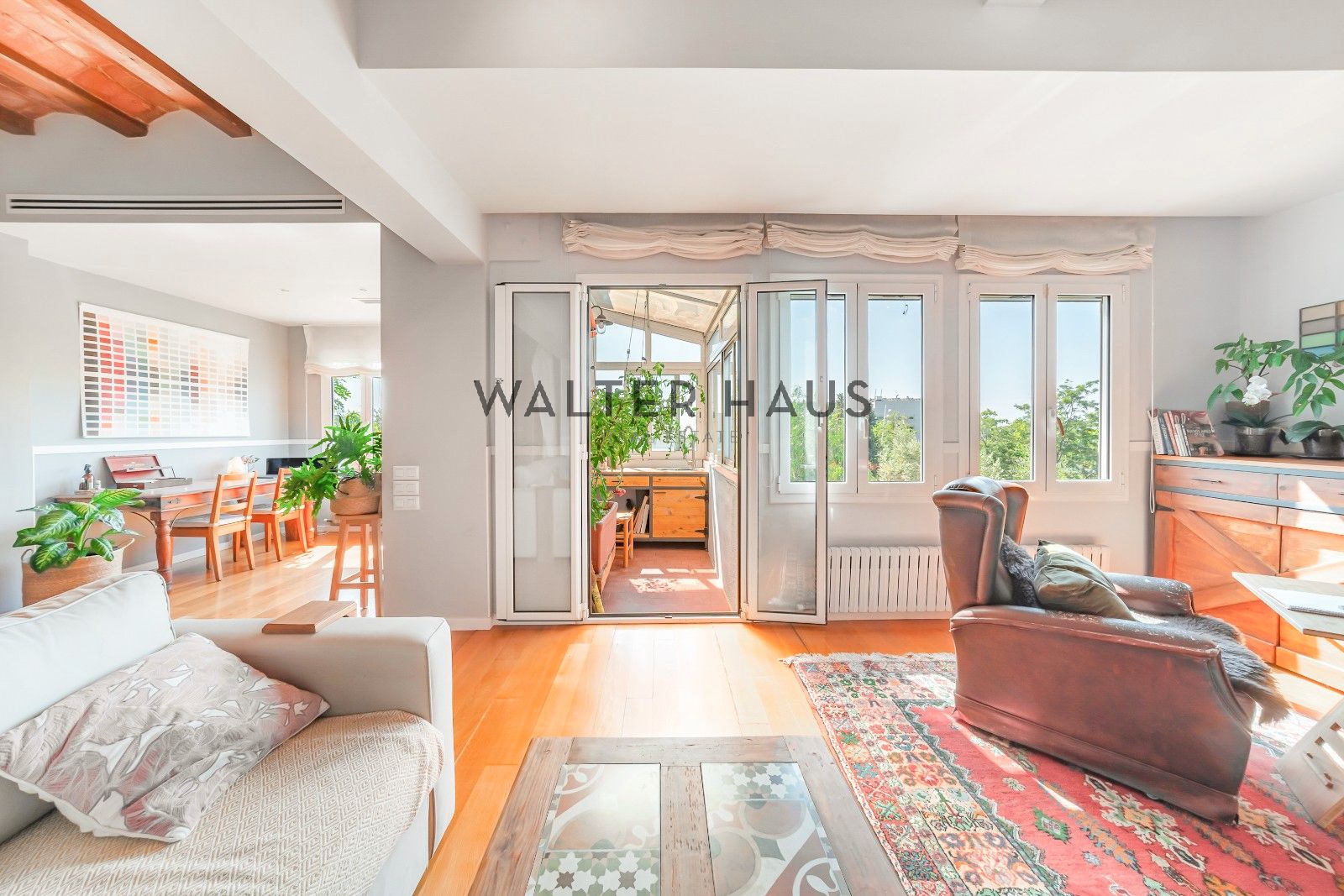 Living room of Duplex for sale in  Barcelona Capital  with Air Conditioner, Heating and Private garden