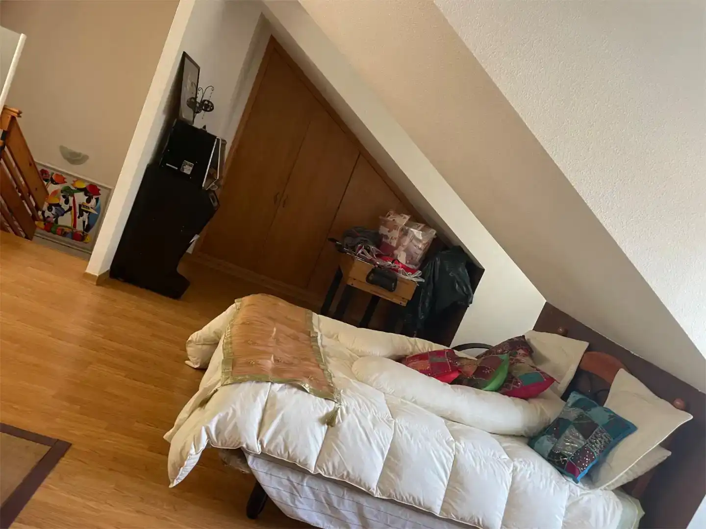 Dormitori de Casa adosada en venda en Navalmoral de la Mata amb Aire condicionat i Balcó