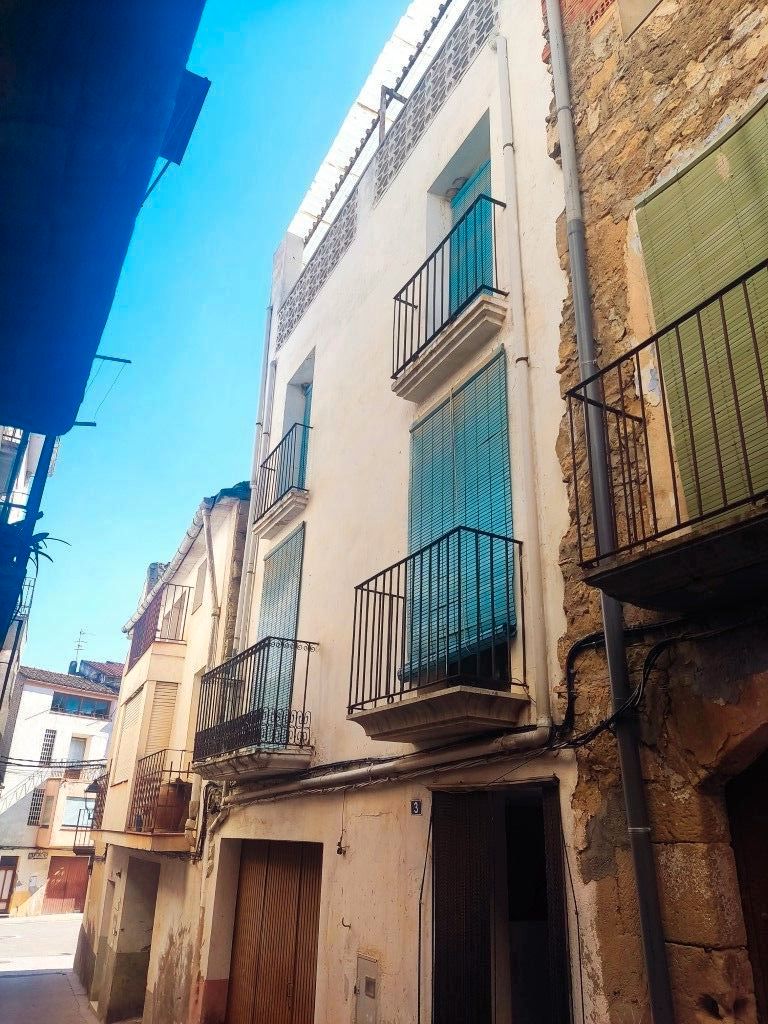 Exterior view of House or chalet for sale in Batea  with Heating, Terrace and Oven