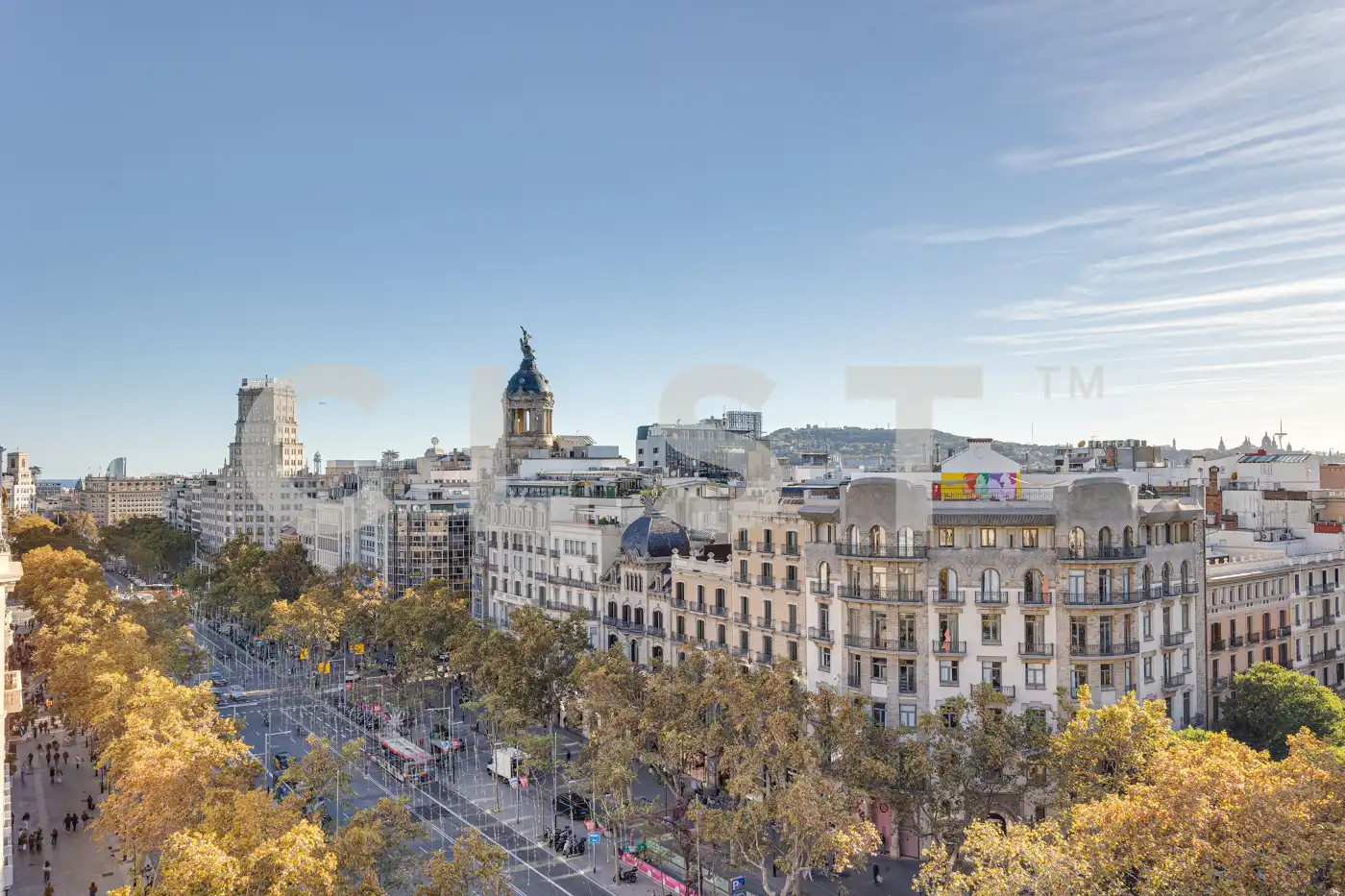 Außenansicht von Dachboden zur Miete in Barcelona mit Klimaanlage, Heizung und Terrasse