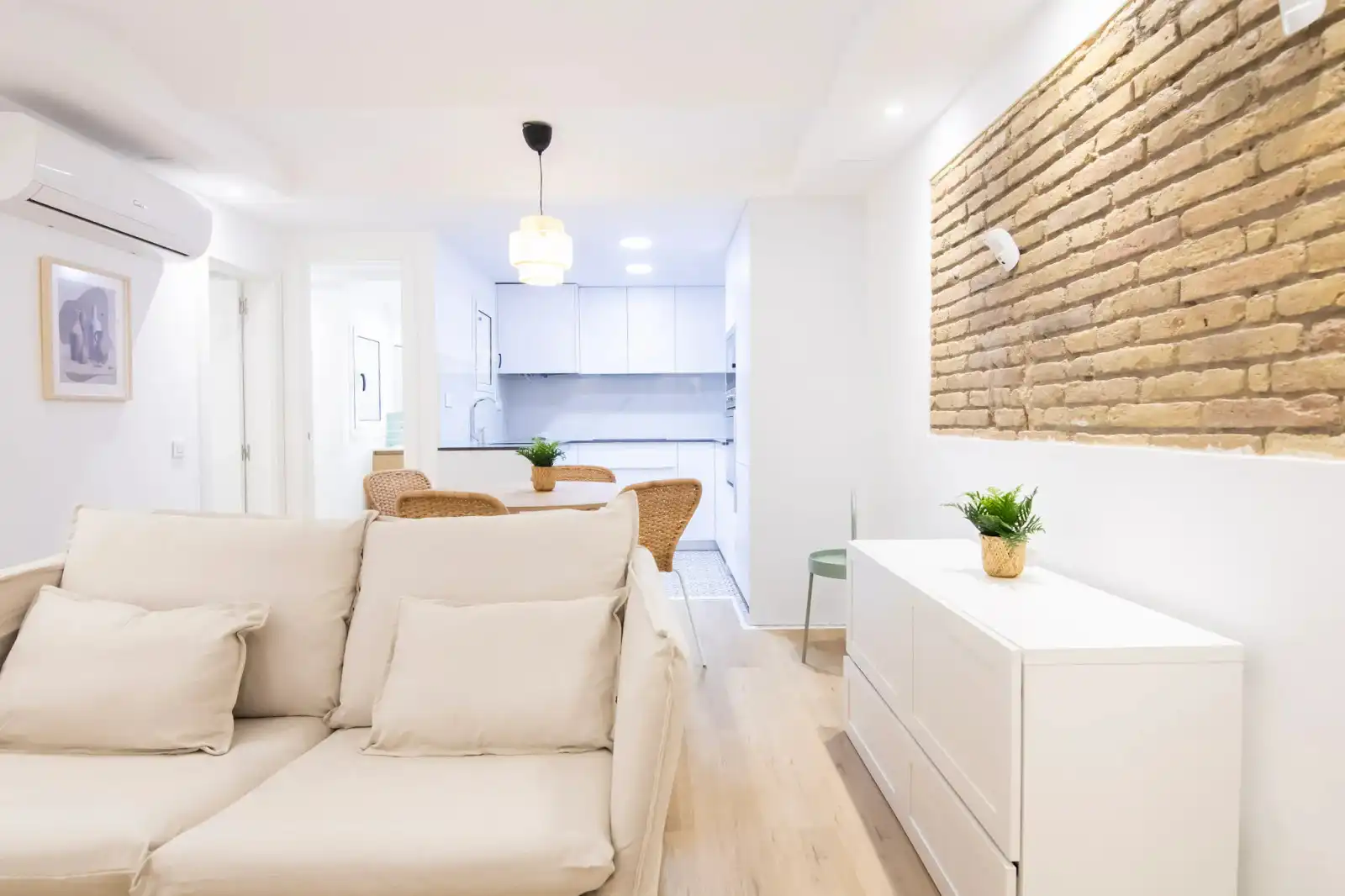 Living room of Flat for rent in Sants - Montjuïc
