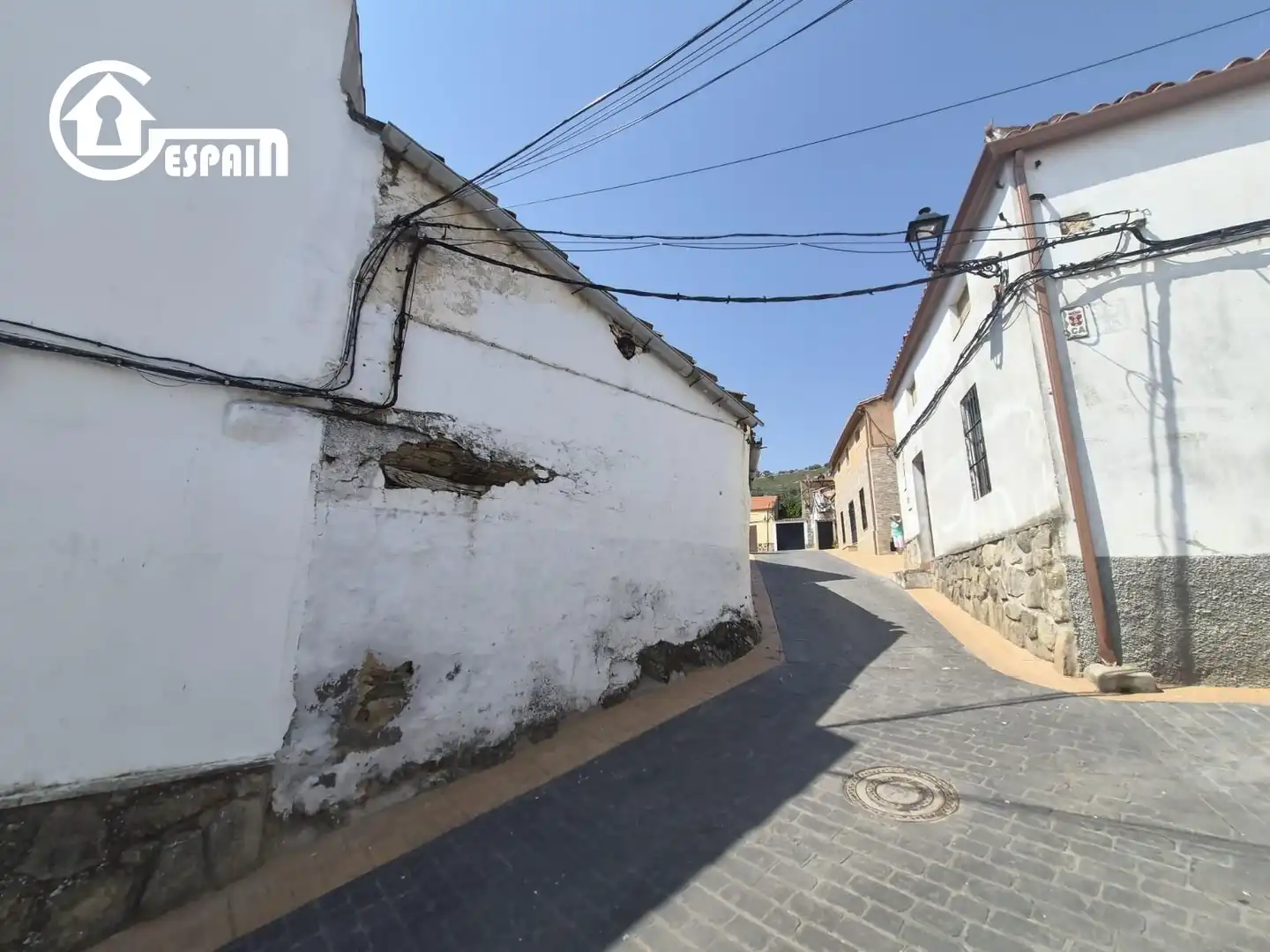 Vista exterior de Finca rústica en venda en Casas de Miravete amb Moblat