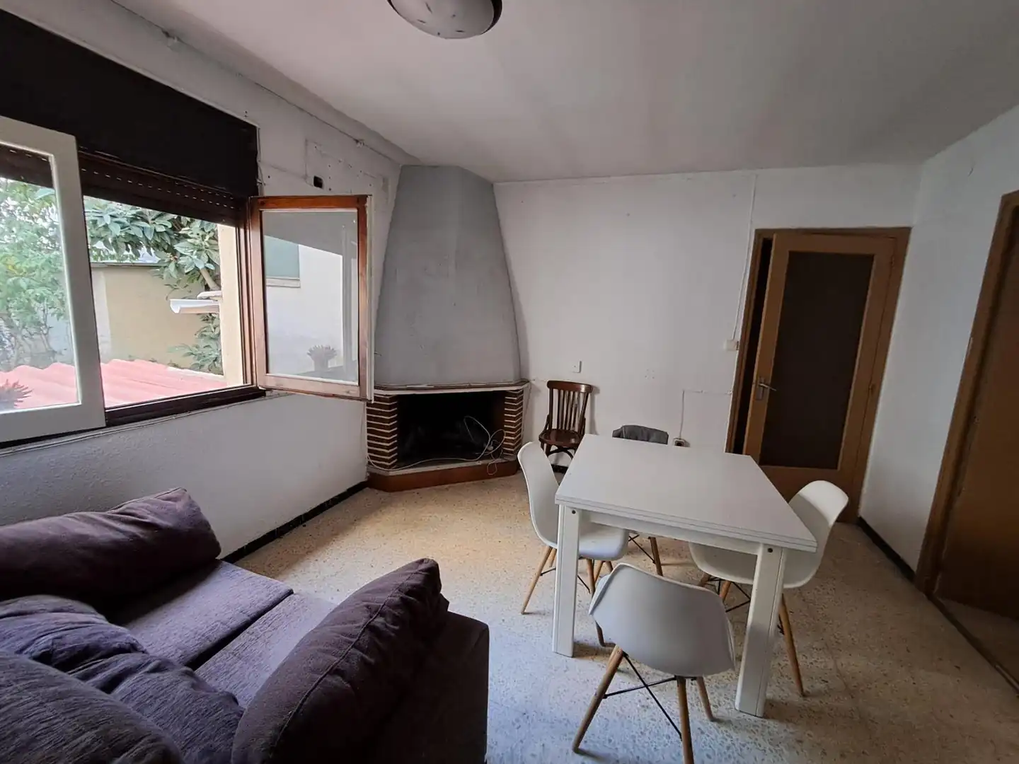 Sala d'estar de Casa o xalet en venda en Sabadell amb Aire condicionat, Jardí privat i Terrassa