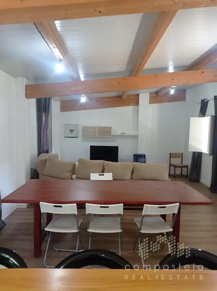 Sala de estar de Casa o chalet de alquiler en Campo Lameiro con Jardín privado y Amueblado