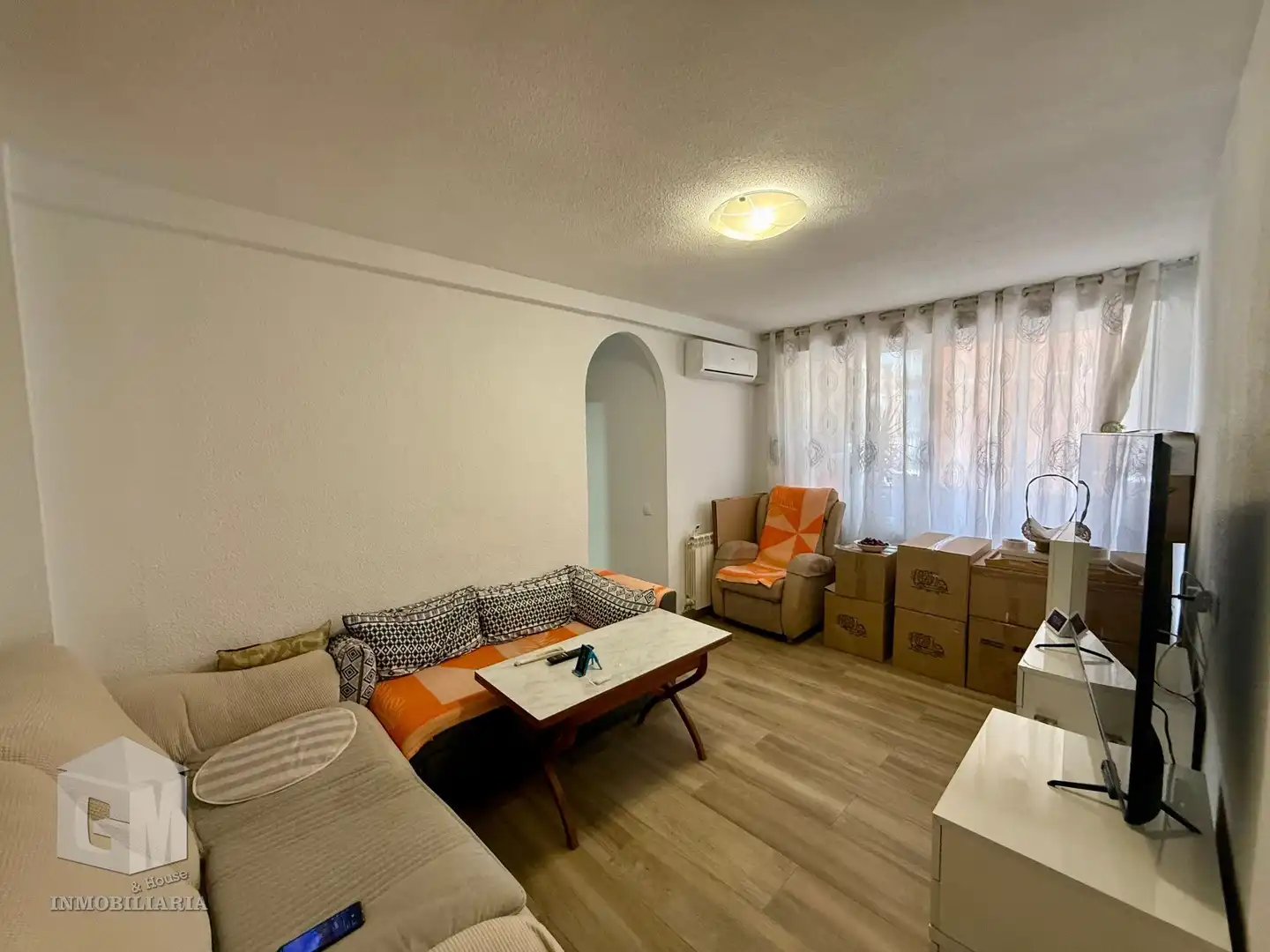 Sala d'estar de Pis en venda en Móstoles amb Aire condicionat, Calefacció i Terrassa