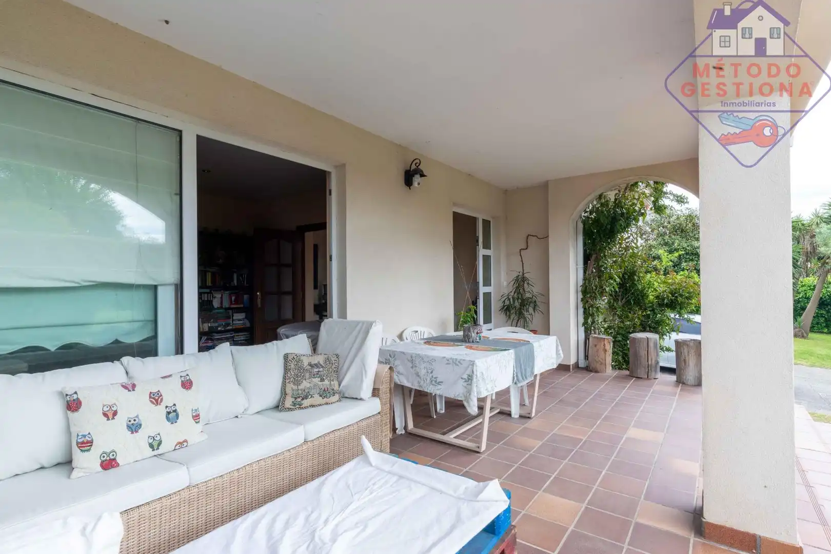 Terraza de Casa o chalet en venta en Santander con Calefacción, Jardín privado y Parquet