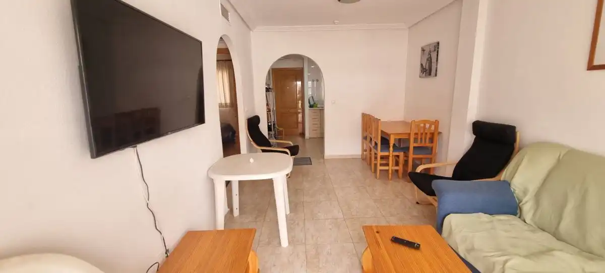 Sala de estar de Apartamento de alquiler en Águilas con Terraza, Balcón y Piscina comunitaria