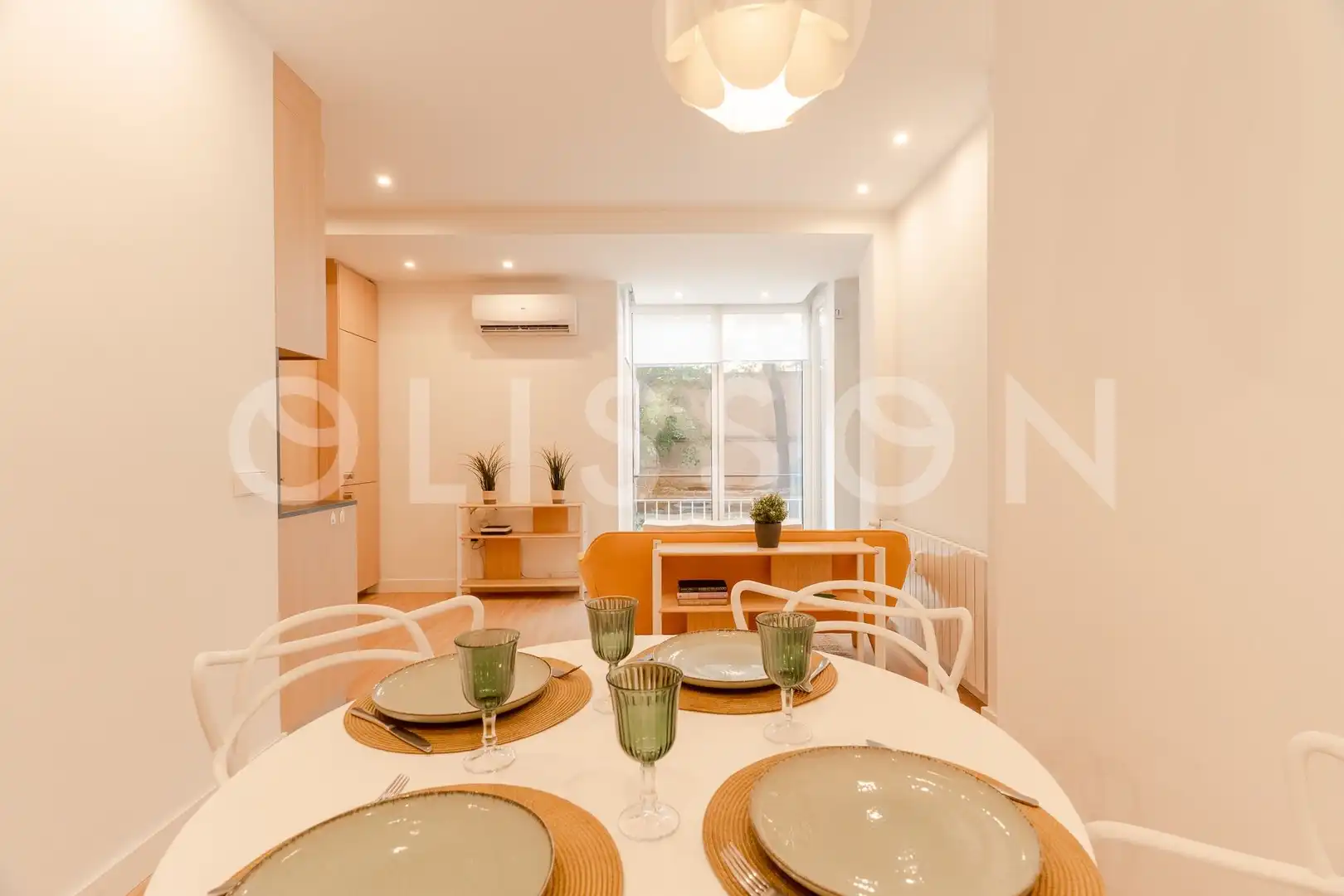 Dining room of Flat for sale in Madrid  with Air Conditioner, Heating and Furnished