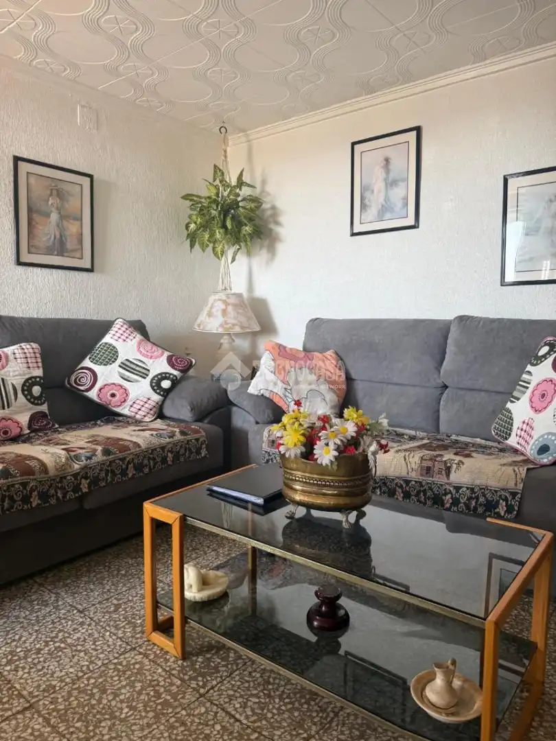 Sala de estar de Ático en venta en Alicante / Alacant con Terraza y Balcón