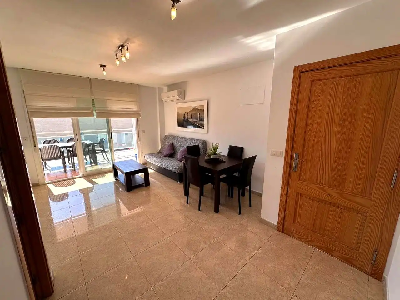 Sala d'estar de Pis en venda en Oropesa del Mar / Orpesa amb Aire condicionat, Terrassa i Piscina comunitària
