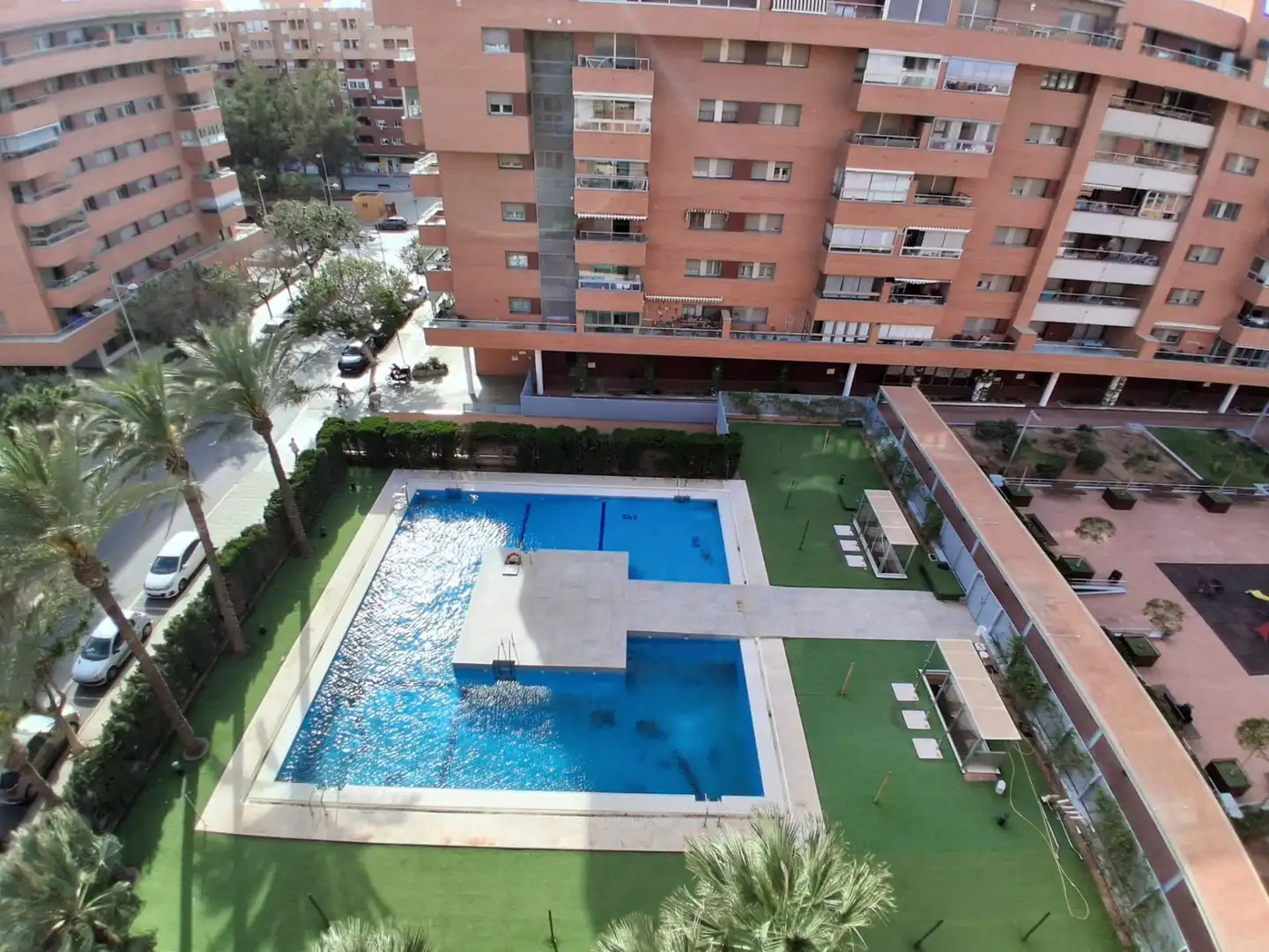 Swimming pool of Flat for sale in Almería