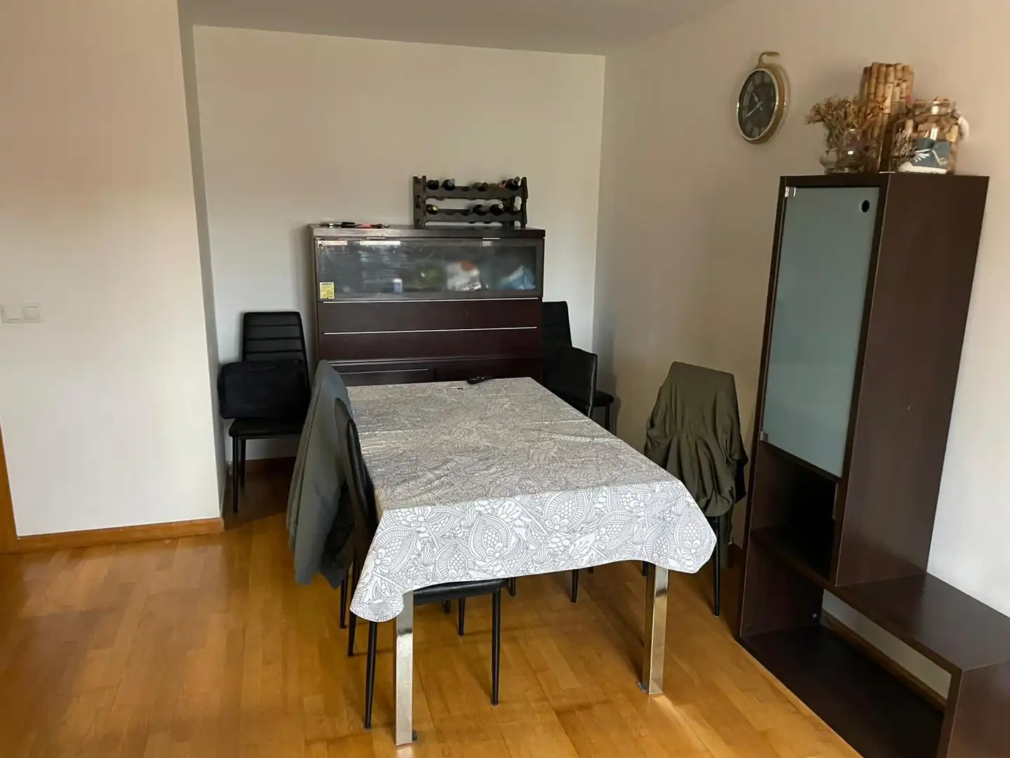 Dining room of Flat for sale in Tudela de Duero  with Heating, Parquet flooring and Furnished