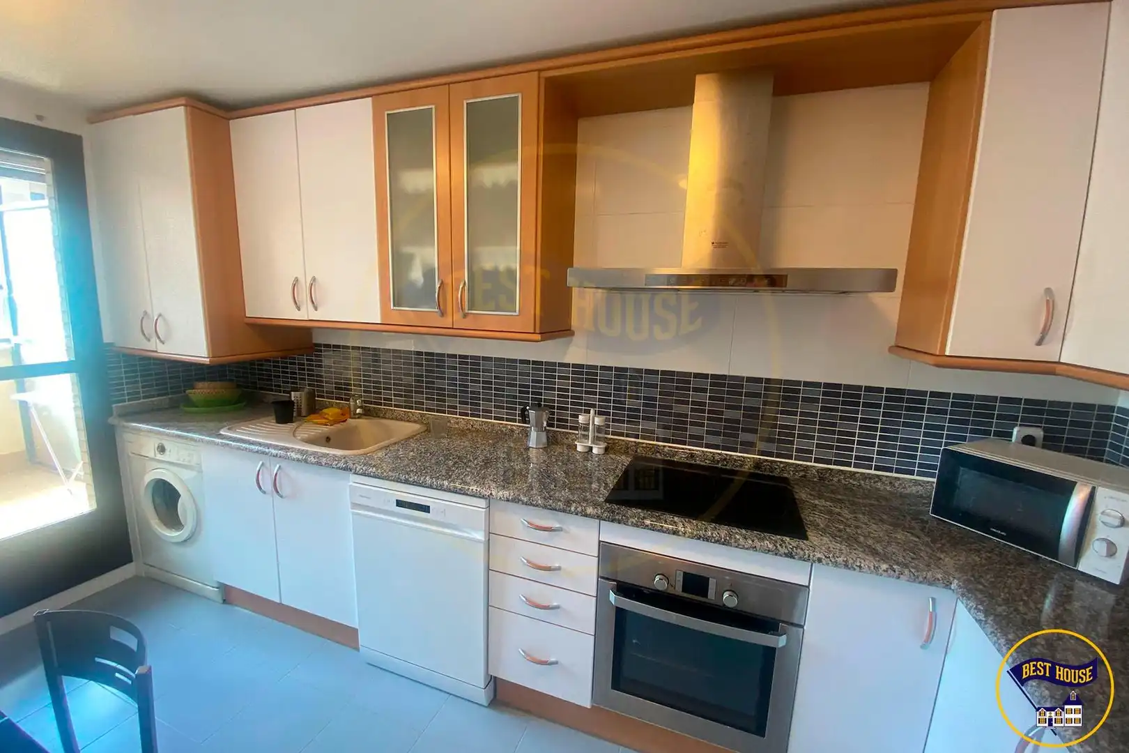 Kitchen of Flat for sale in Cuenca  with Heating, Terrace and Storage room