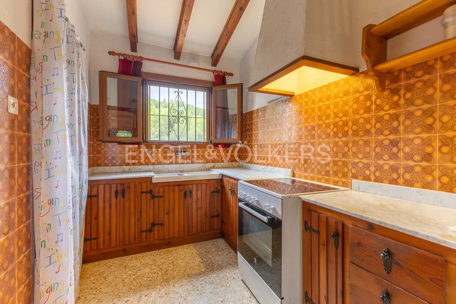 Cocina de Casa o chalet en venta en Pedreguer con Aire acondicionado, Calefacción y Jardín privado