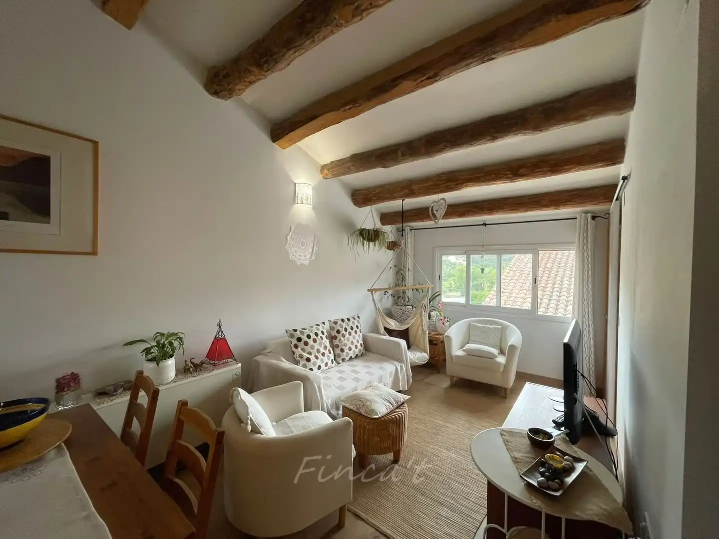 Sala d'estar de Casa adosada en venda en Monistrol de Calders amb Calefacció