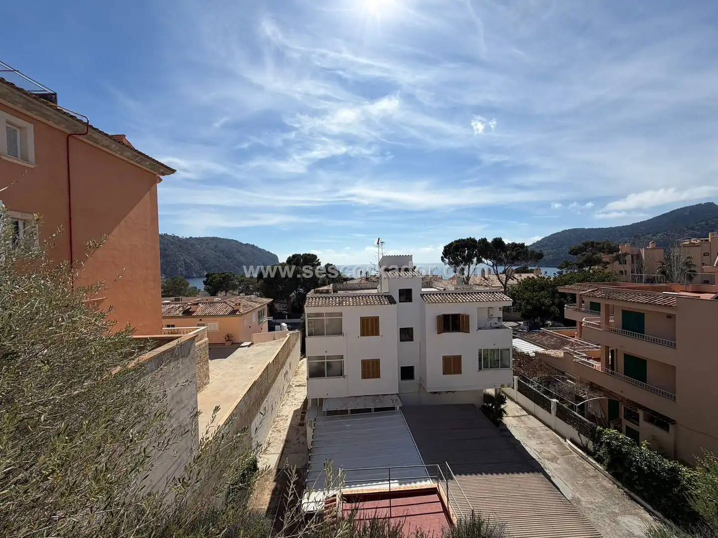 Vista exterior de Planta baja en venta en Andratx con Aire acondicionado, Terraza y Piscina