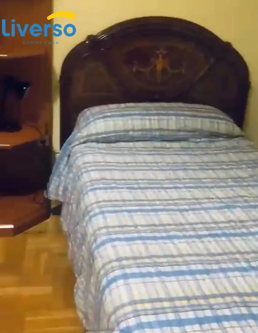 Bedroom of Flat for rent in Burgos  with Heating and Furnished