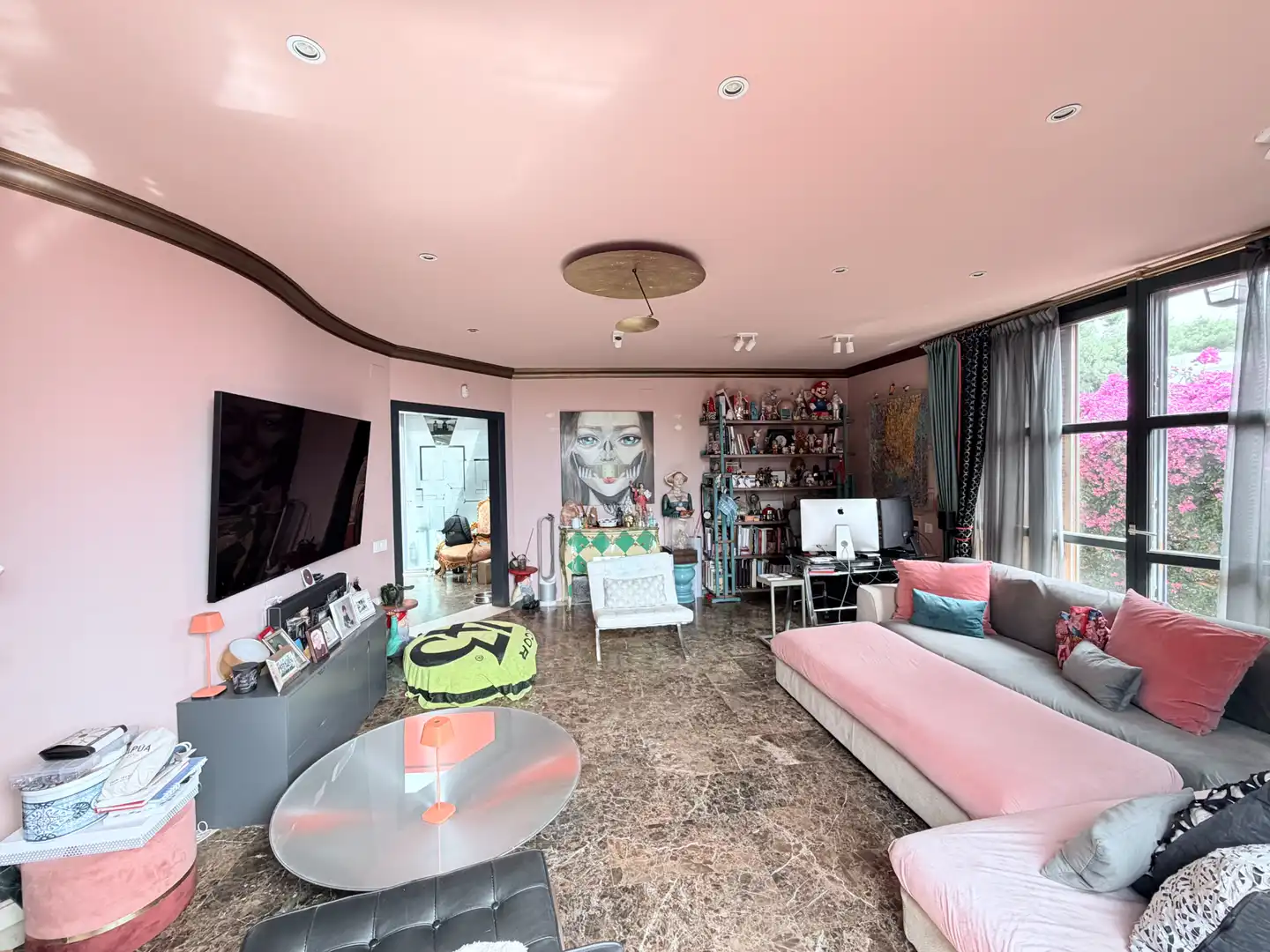 Wohnzimmer von Haus oder Chalet zum Verkauf in Castelldefels mit Klimaanlage, Heizung und Privatgarten