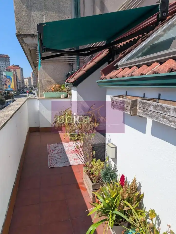 Terrace of Attic for sale in Vigo   with Heating, Parquet flooring and Terrace