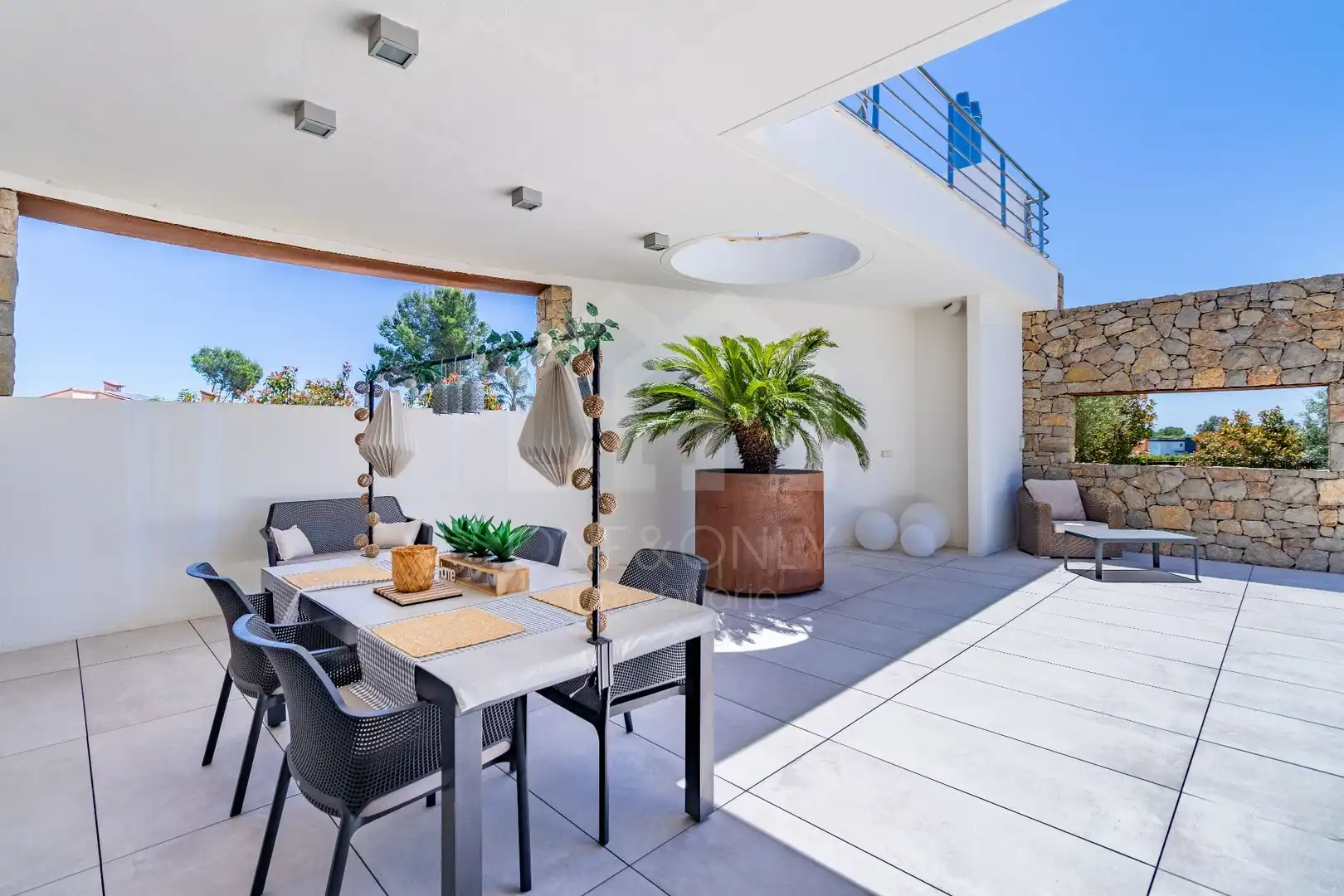 Terraza de Casa o chalet en venta en Mont-roig del Camp con Aire acondicionado, Calefacción y Jardín privado