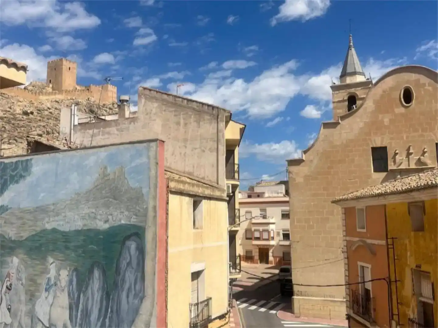 Vista exterior de Piso en venta en Sax con Balcón