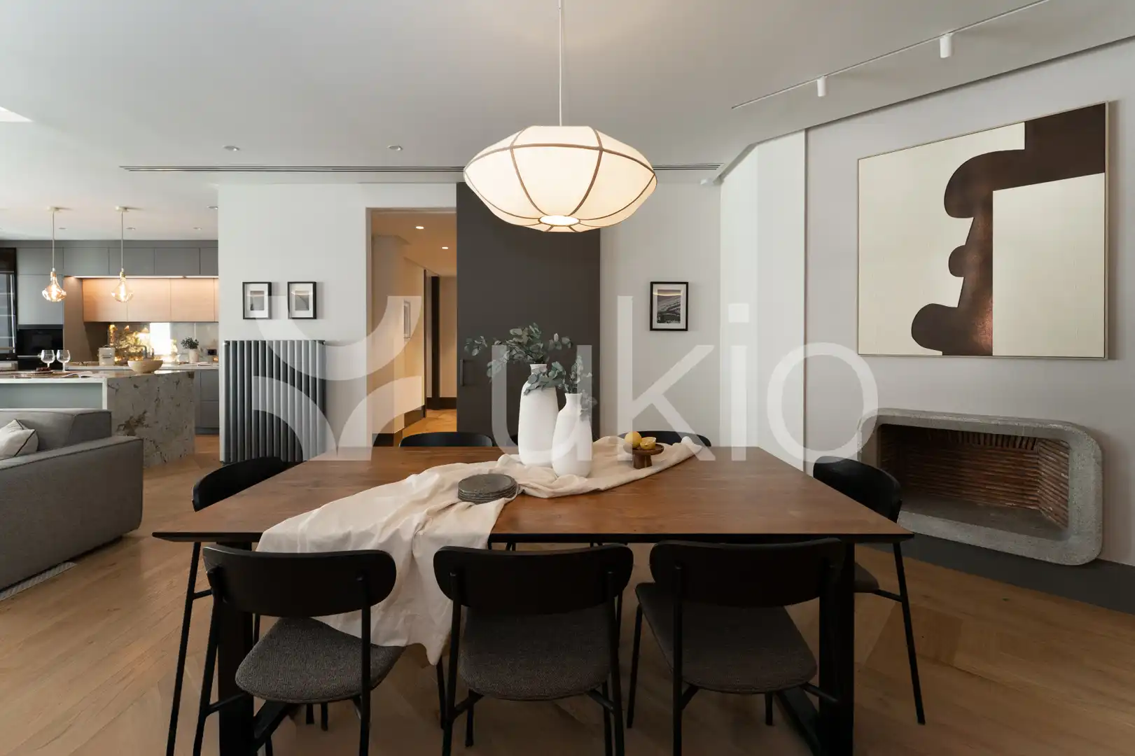 Dining room of Apartments for rent in Madrid  with Air Conditioner, Heating and Terrace