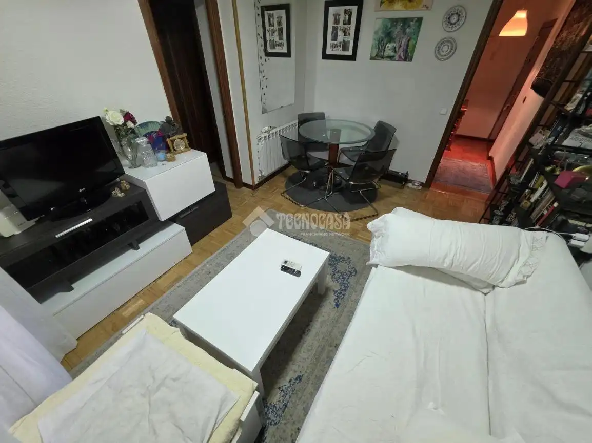 Sala de estar de Piso en venta en Fuenlabrada con Aire acondicionado, Parquet y Terraza