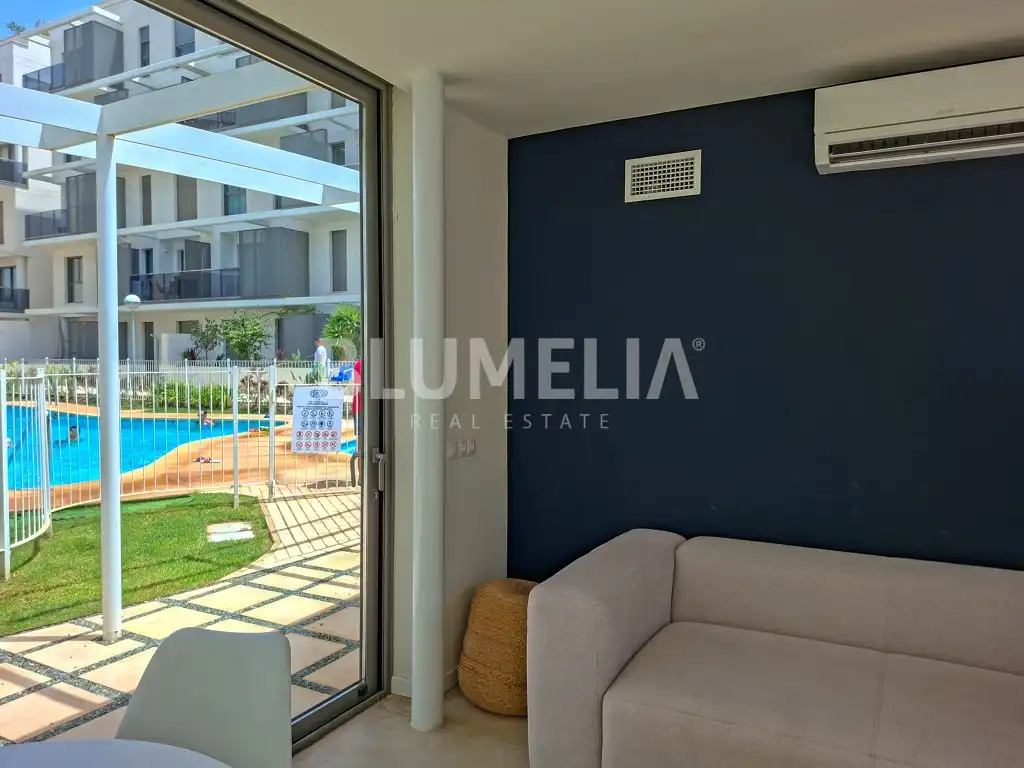 Terrassa de Apartament en venda en Dénia amb Aire condicionat, Calefacció i Jardí privat