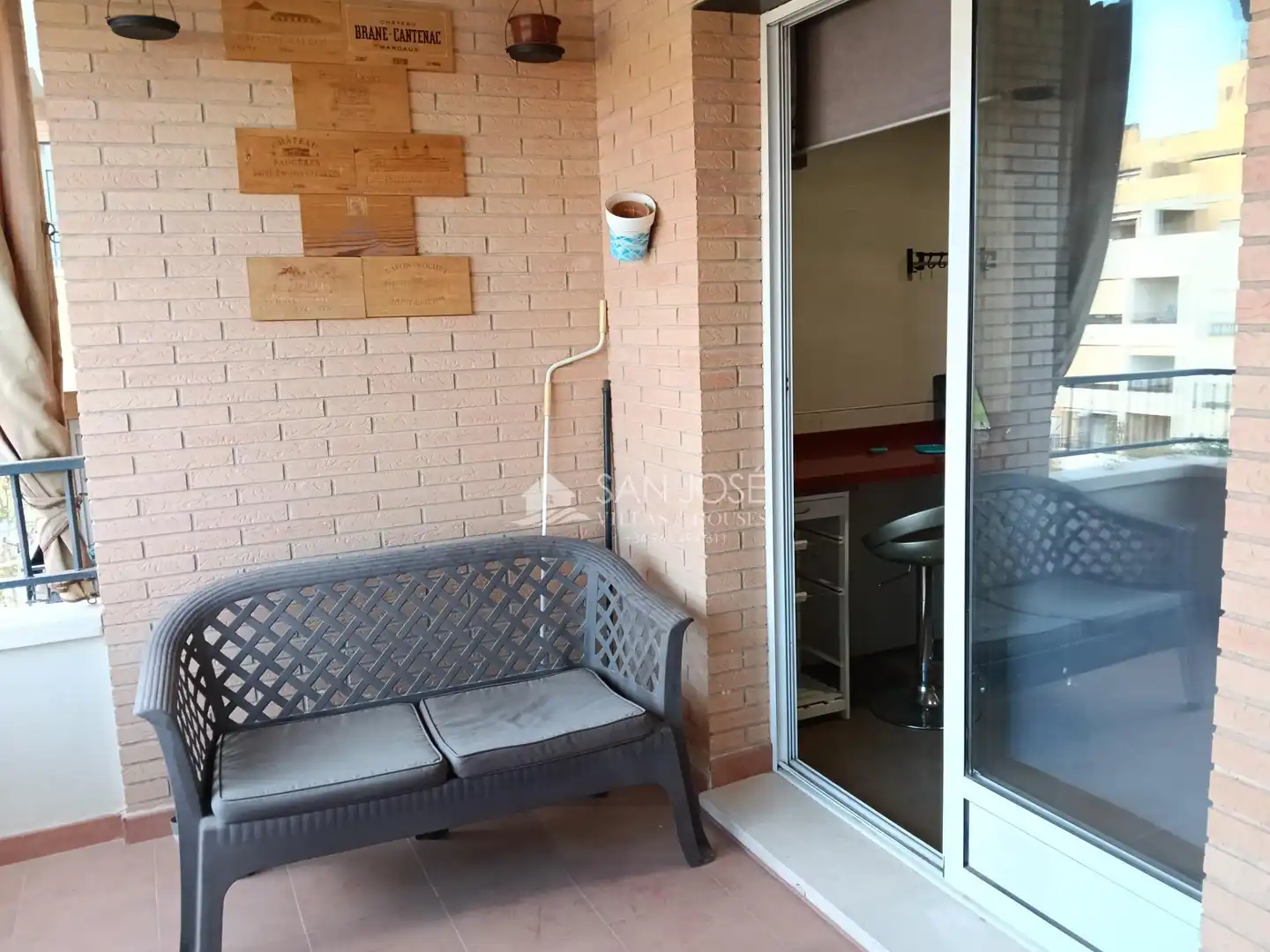Balcony of Flat for sale in Aspe  with Heating, Terrace and Storage room