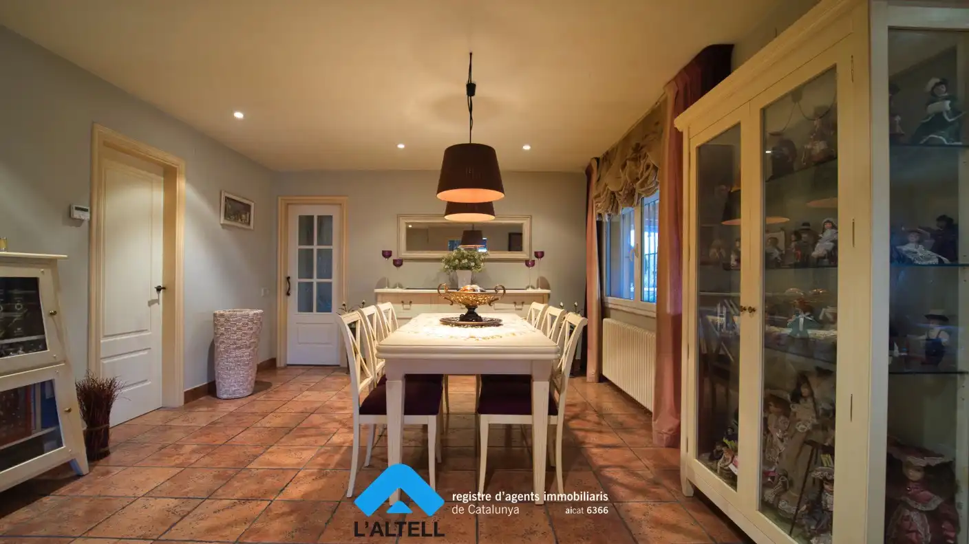 Dining room of Houses for sale in L'Ametlla del Vallès  with Air Conditioner, Heating and Private garden