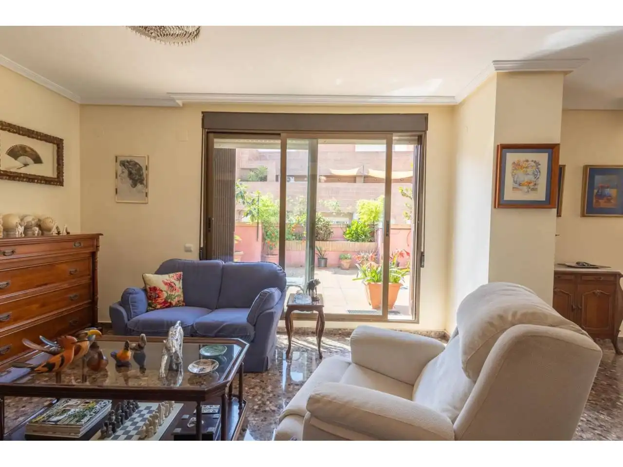 Sala d'estar de Àtic en venda en Valencia amb Aire condicionat, Calefacció i Terrassa