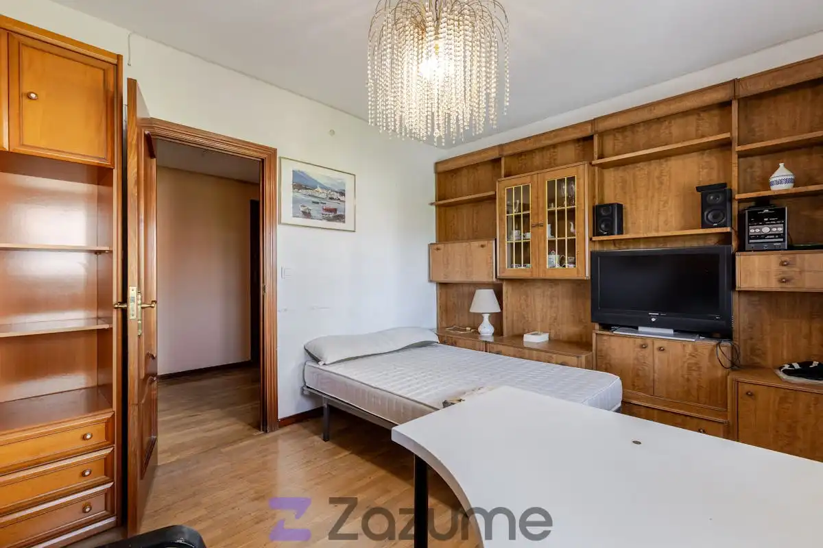 Schlafzimmer von Wohnung zur Miete in Madrid mit Klimaanlage, Heizung und Terrasse