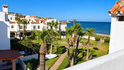 Jardí de Apartament en venda en Mijas pueblo