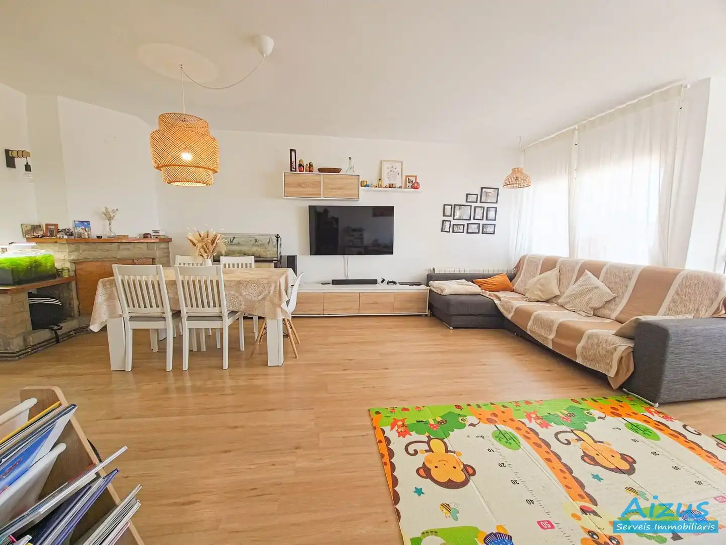 Sala de estar de Piso en venta en Sentmenat con Aire acondicionado, Calefacción y Terraza