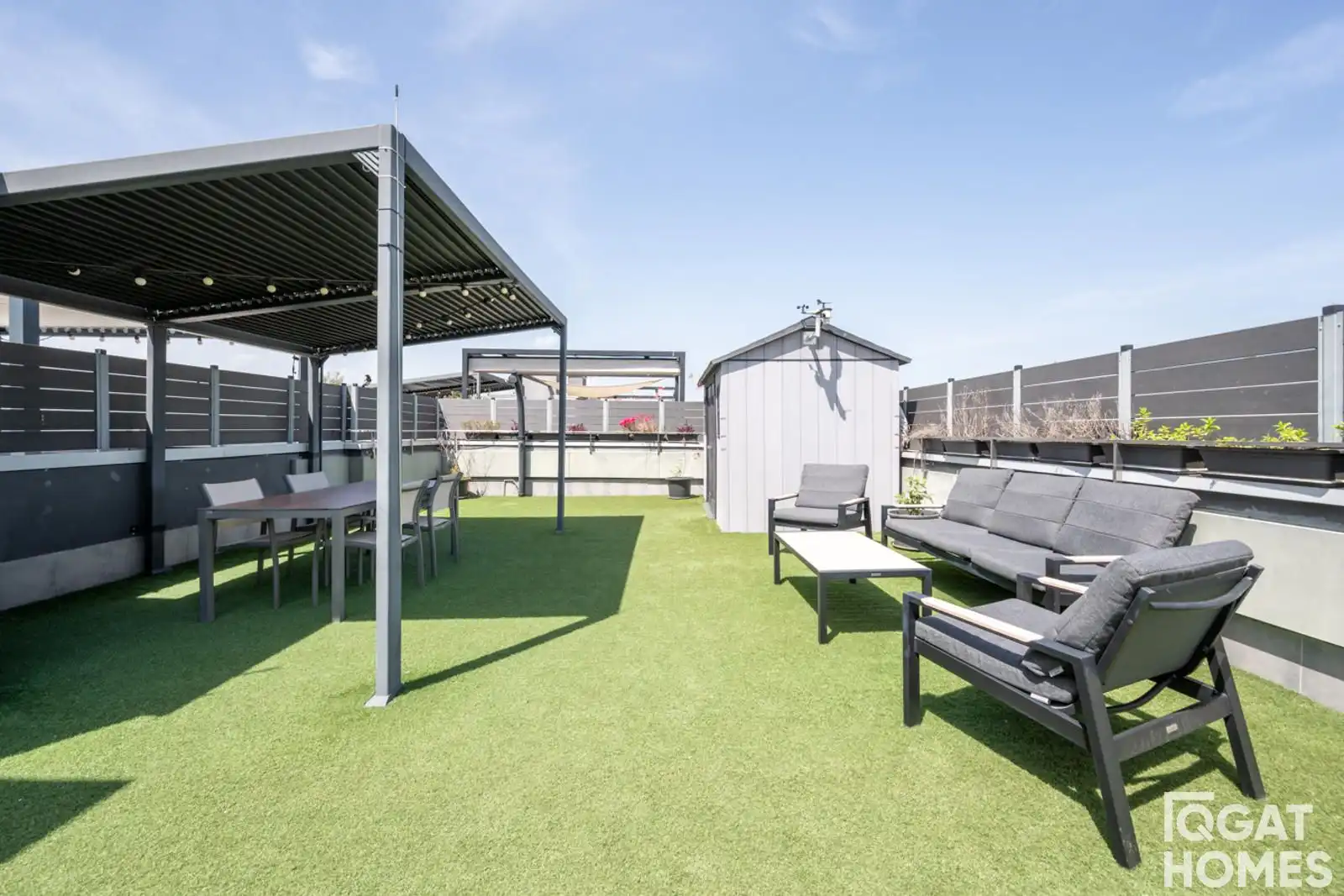 Terrace of Attic for sale in Sant Cugat del Vallès  with Air Conditioner, Heating and Storage room