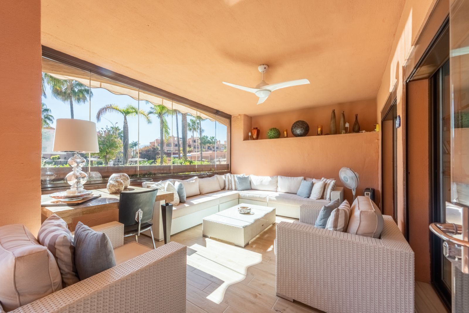 Terrace of Apartment for sale in Estepona  with Terrace, Storage room and Furnished
