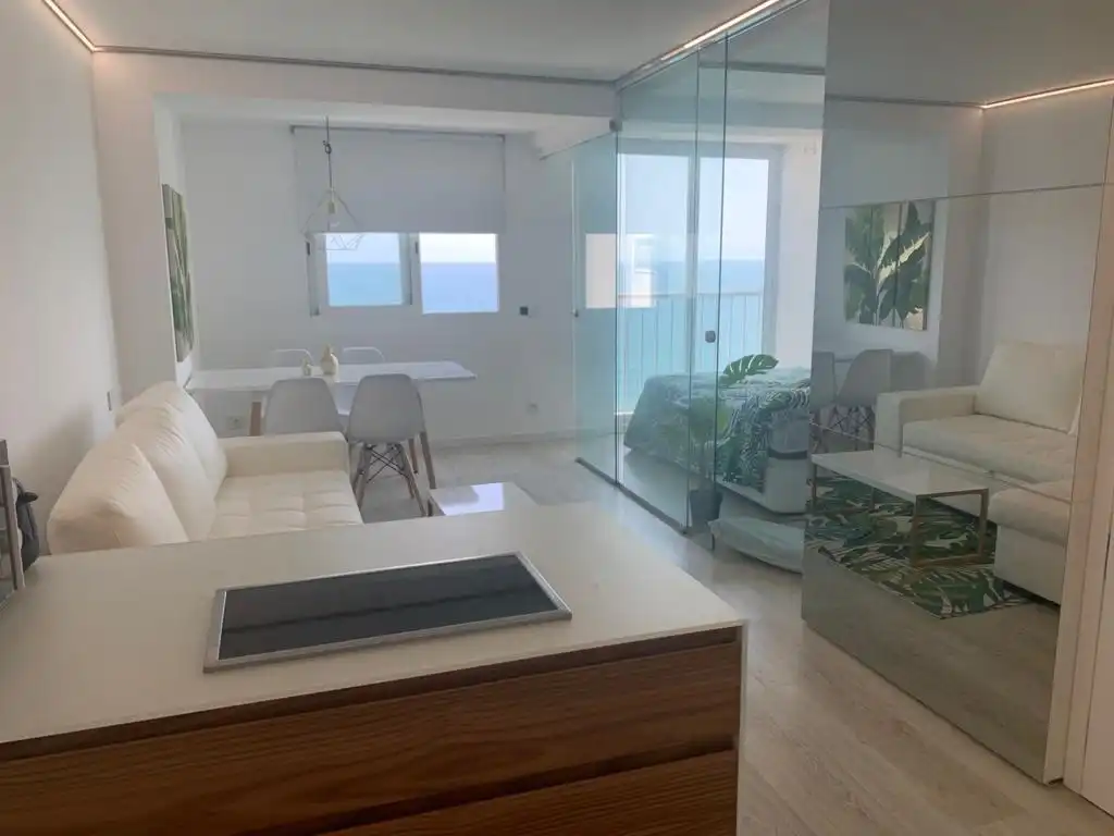 Sala de estar de Apartamento de alquiler en Cullera con Aire acondicionado, Amueblado y Lavadora