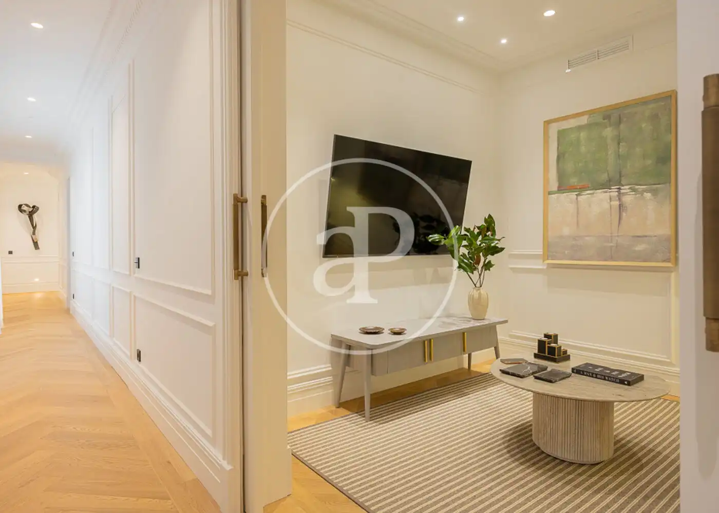 Sala d'estar de Pis en venda en Madrid amb Aire condicionat, Calefacció i Terrassa